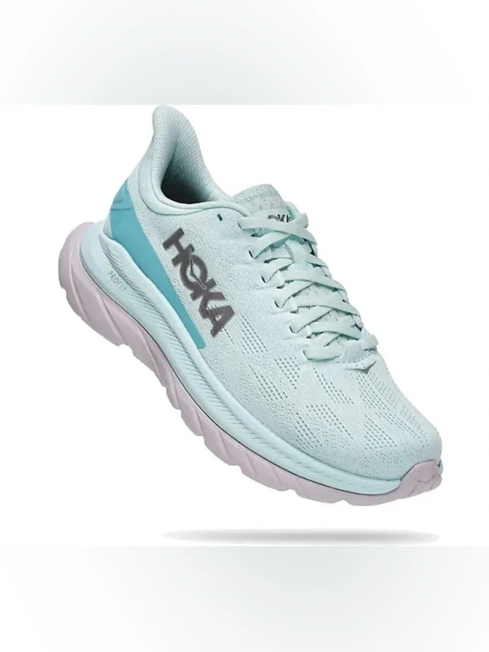 Hoka One One Women's Mach 4 Running Shoes Blue Glass Size 8